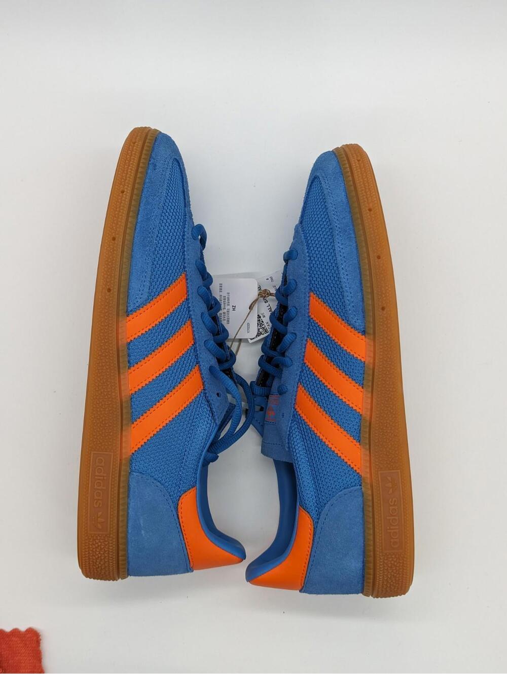 Adidas Originals Handball Spezial Blue Orange JH5445 Mens size 8.5 / Womens 9.5 - Picture 4 of 7